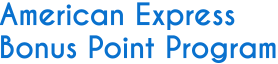 American Express Bonus Point Program